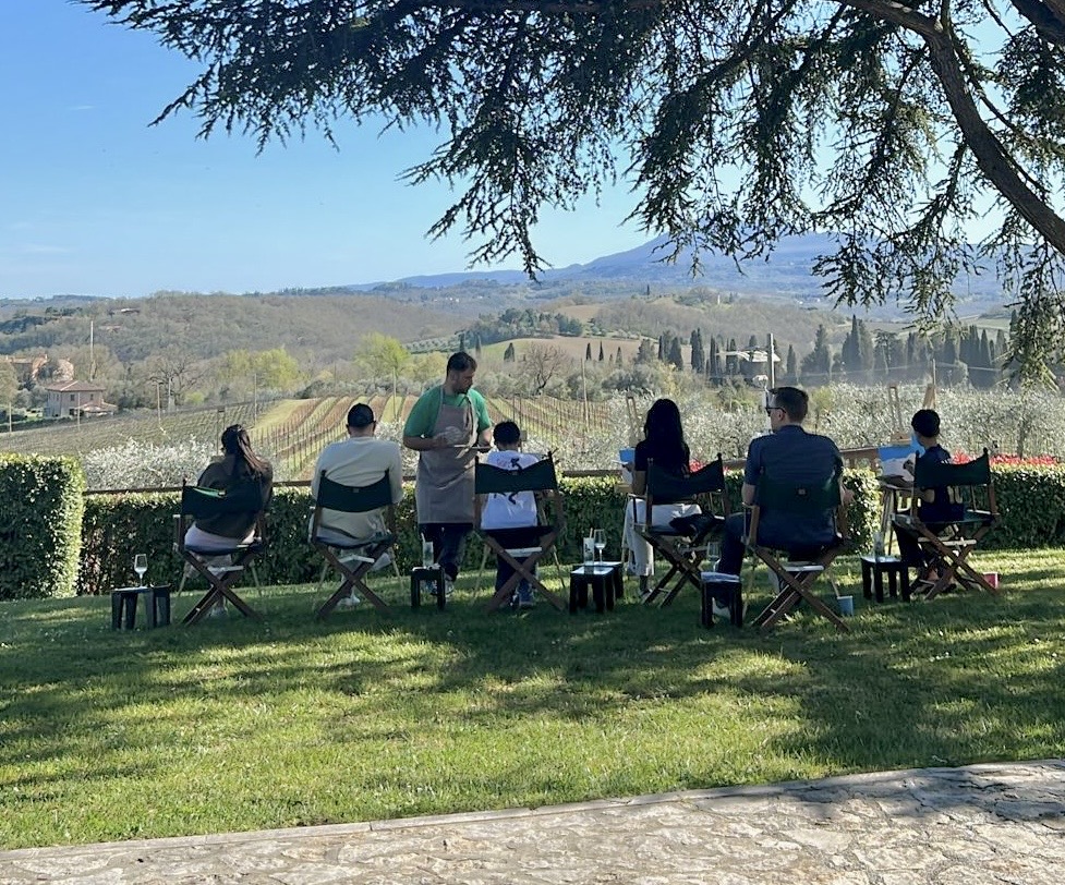 Lezione di pittura adulti — 1