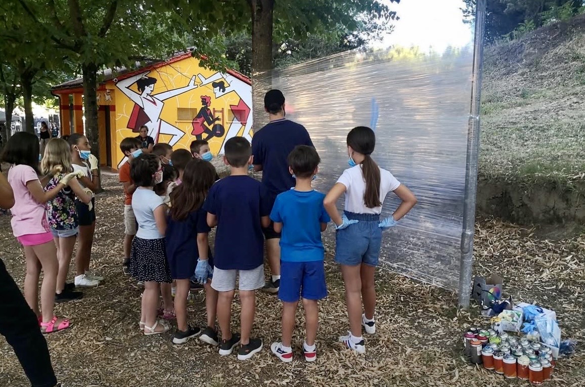 Lezione di pittura bambini — 6